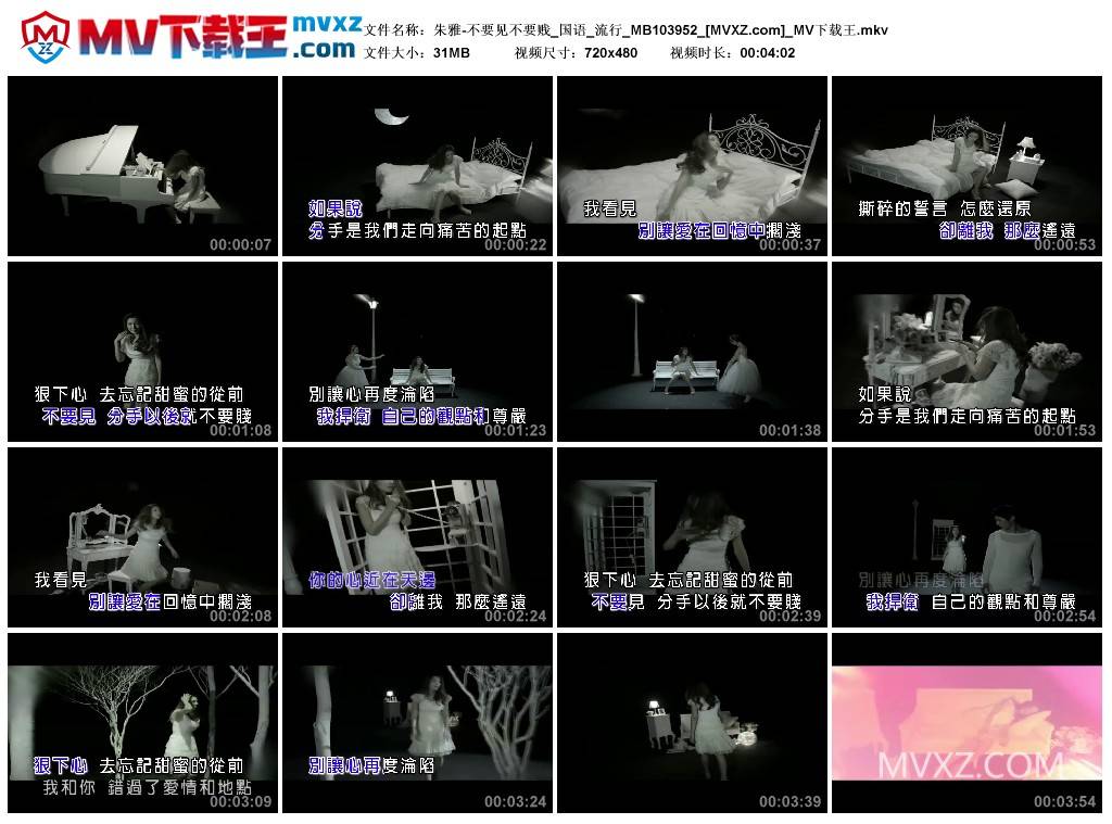 朱雅-不要见不要贱_国语_流行_MB103952